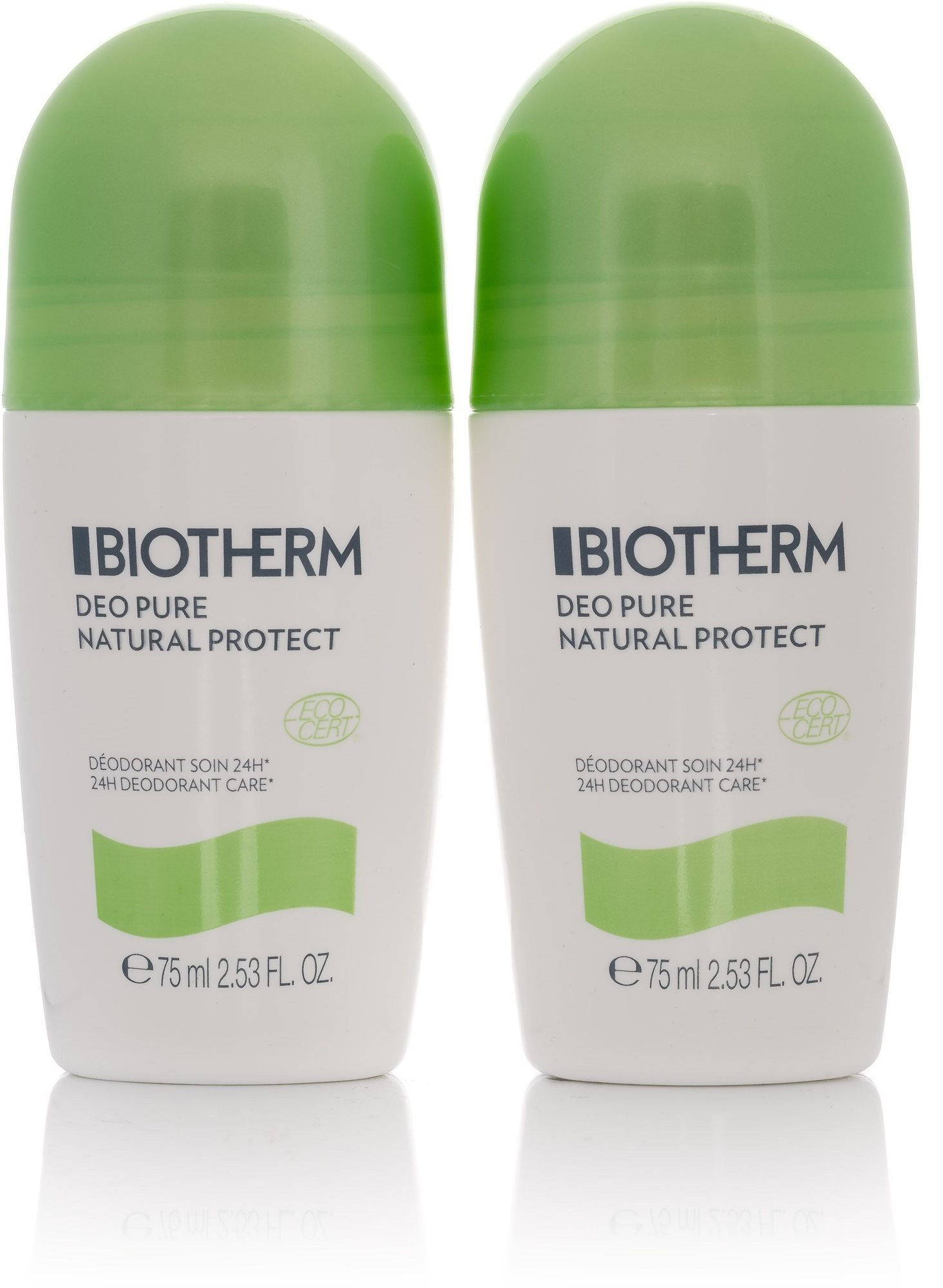 BIOTHERM Deo Pure Natural Protect Roll On 2 × 75ml Dezodor