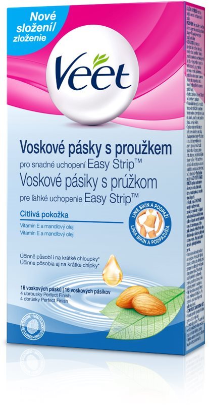 VEET Studené voskové pásiky bikiny a podpazušie 16 ks Depilačné...