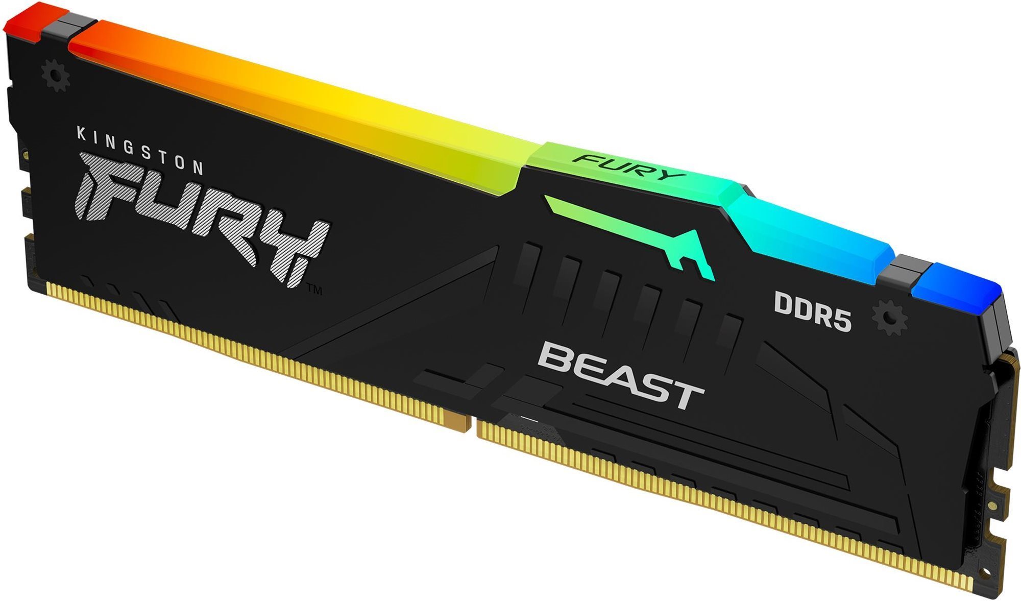 Kingston FURY 32GB DDR5 5200MHz CL40 Beast Black RGB RAM memória