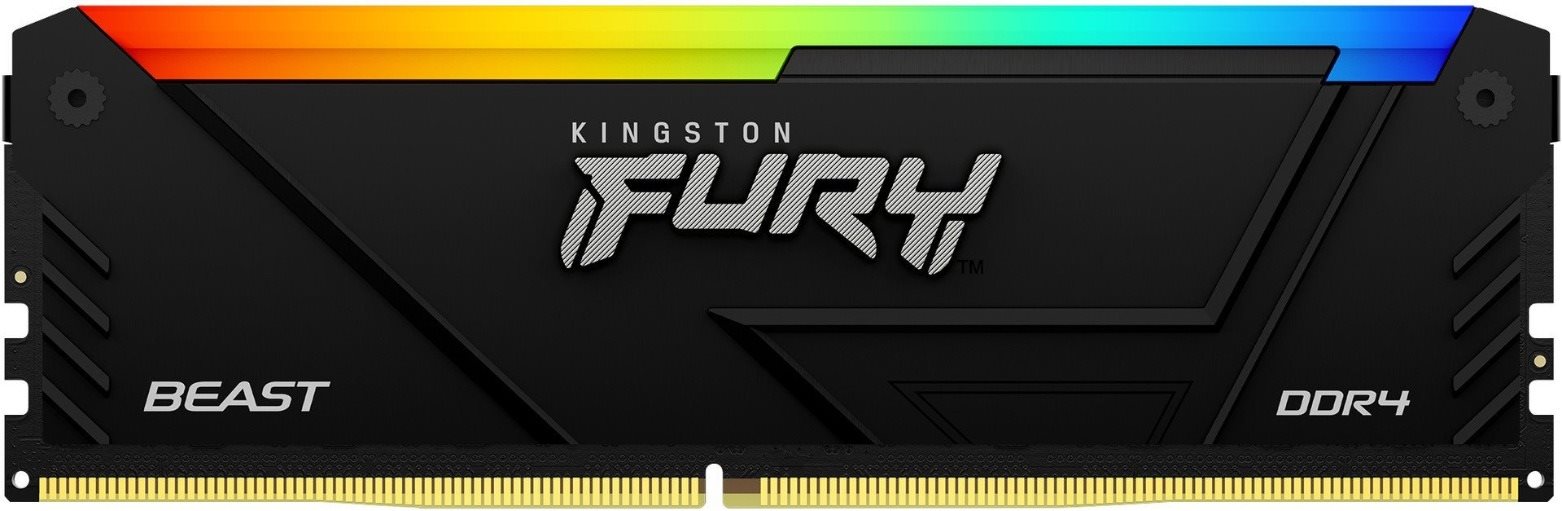 Kingston FURY 8GB DDR4 3200MHz CL16 Beast Black RGB Operační paměť