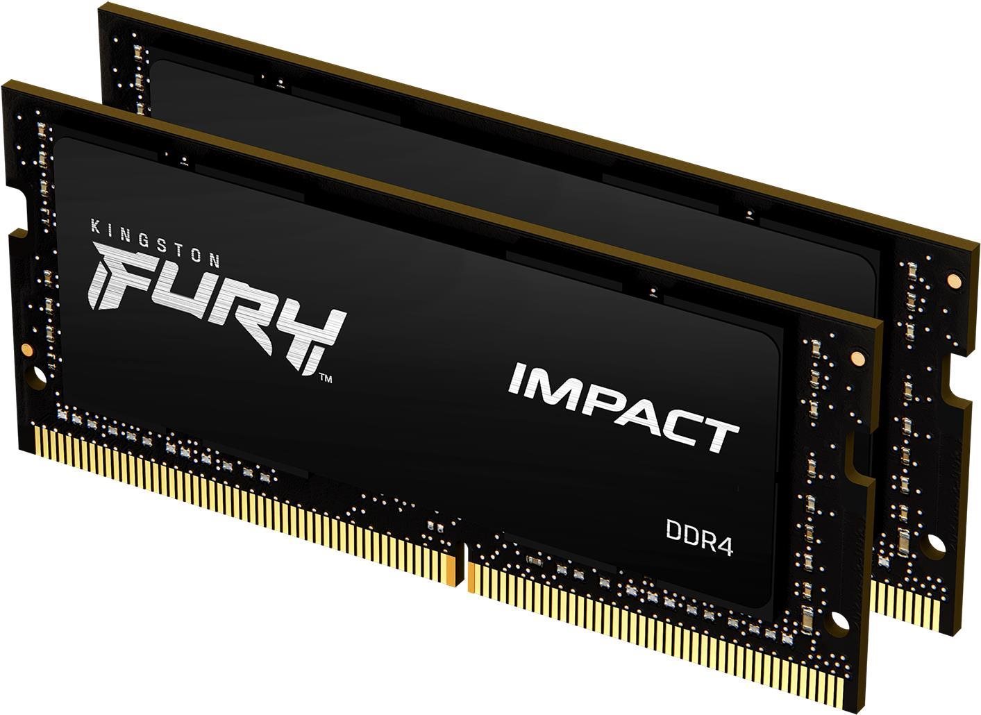 Kingston FURY SO-DIMM 16GB KIT DDR4 2666MHz CL15 Impact RAM