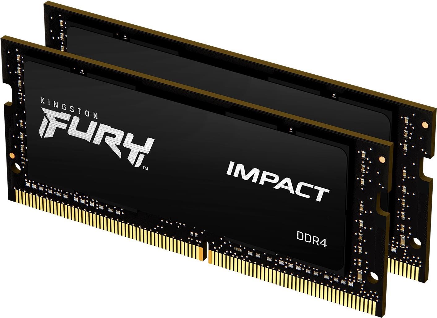 Kingston FURY SO-DIMM 32GB KIT DDR4 3200MHz CL20 Impact RAM memória