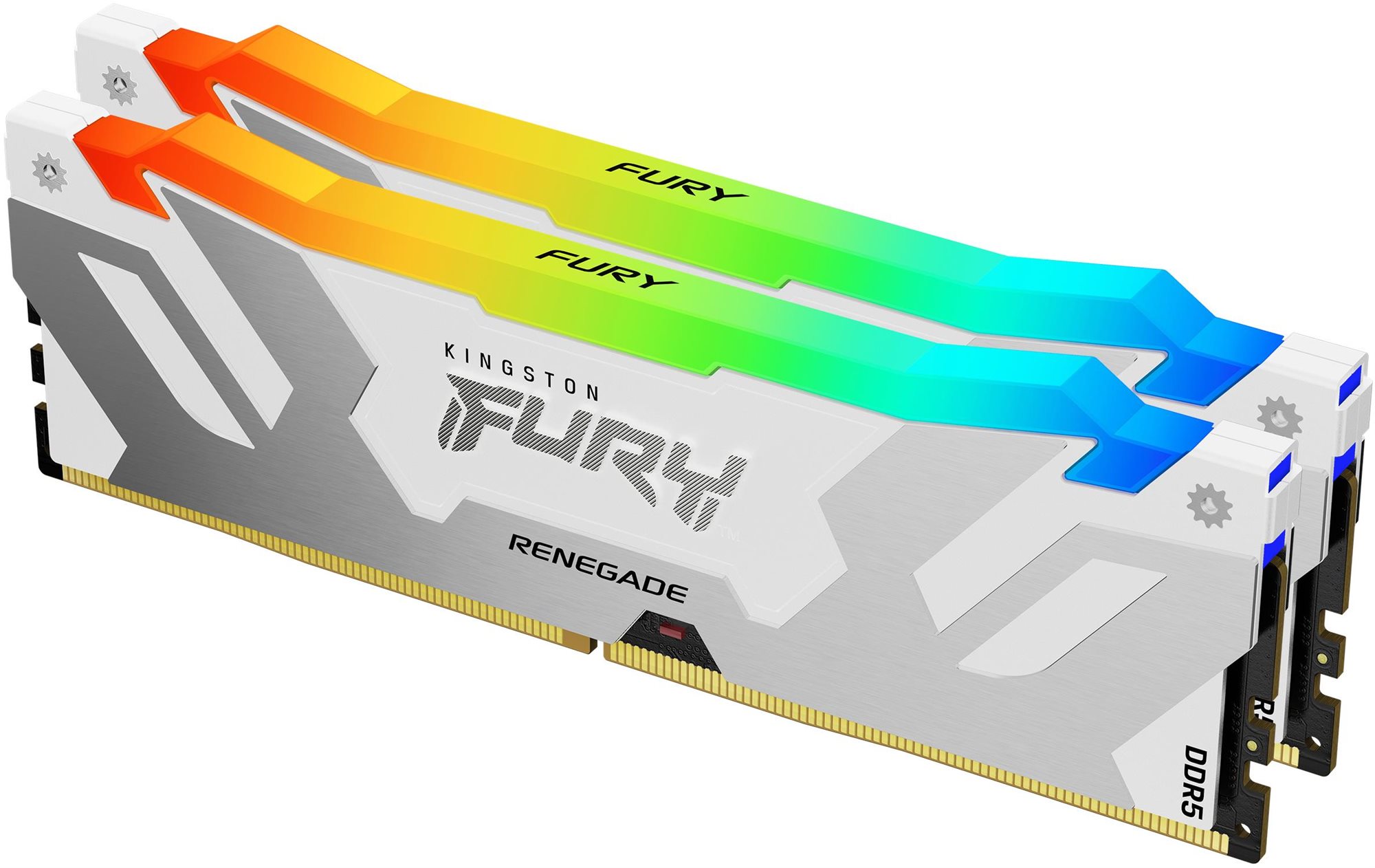 Kingston FURY 32GB KIT DDR5 6400MHz CL32 Renegade White RGB XMP...