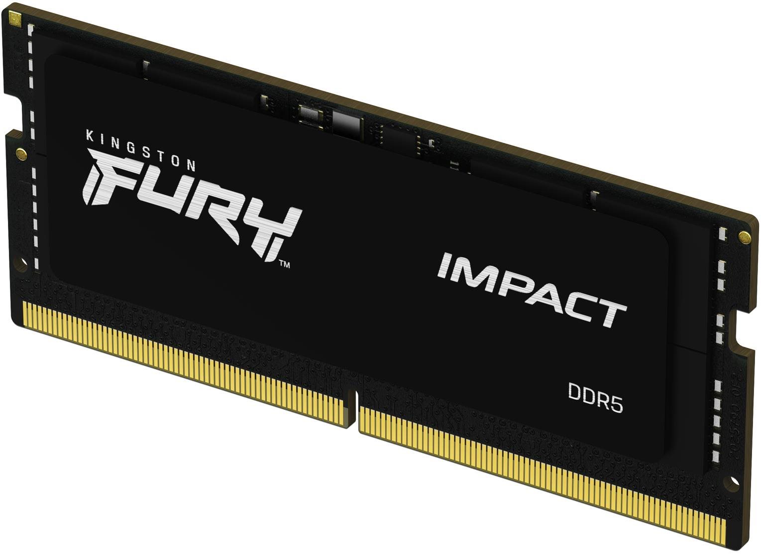 Kingston FURY SO-DIMM 32GB DDR5 4800MHz CL38 Impact RAM memória