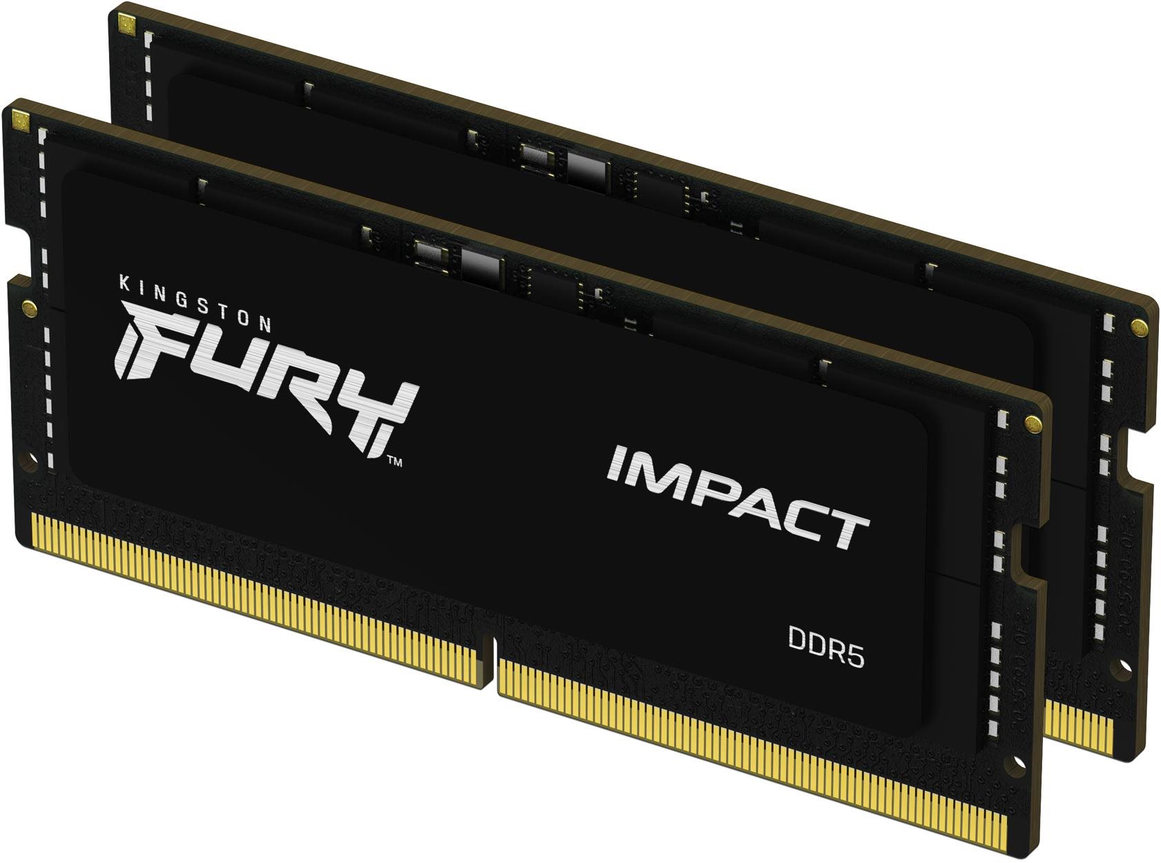 Kingston FURY SO-DIMM 64GB KIT DDR5 5600MHz CL40 Impact RAM memória