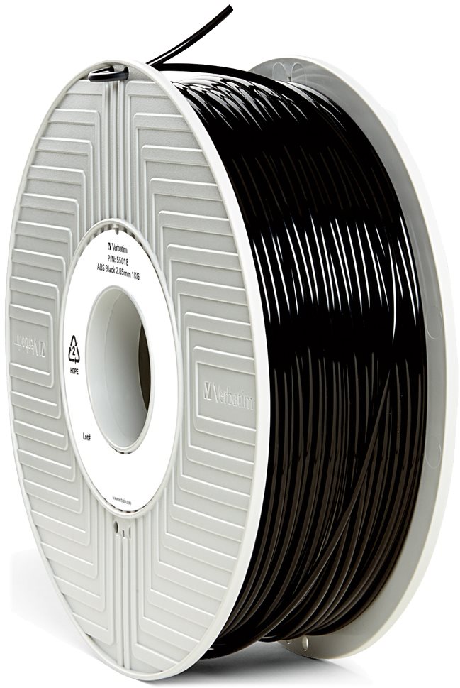 Verbatim ABS 2,85 mm 1 kg fekete Filament