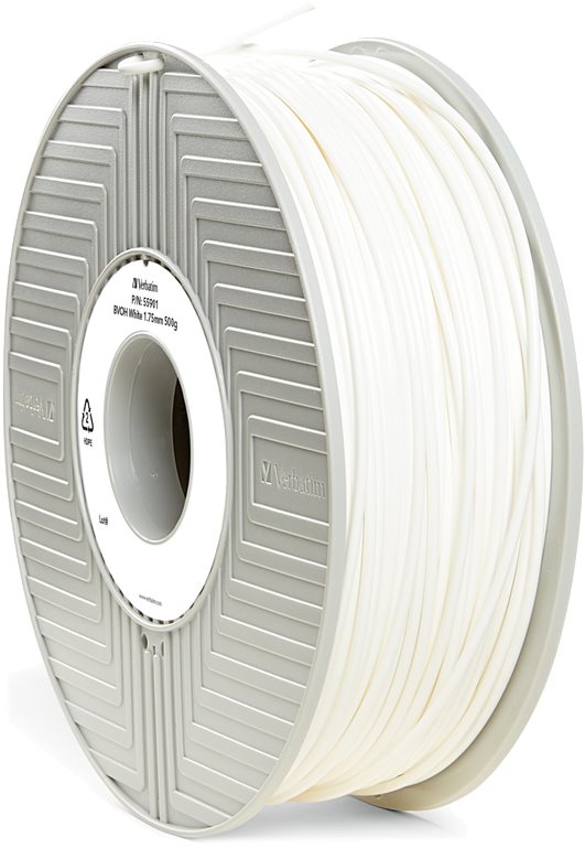 Verbatim BVOH 1.75mm 0.5kg, fehér Filament