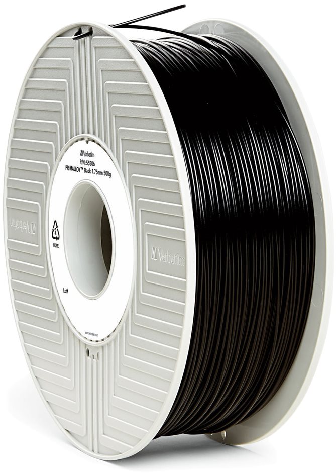 Verbatim PRIMALLOY 1,75mm 0,5kg fekete Filament