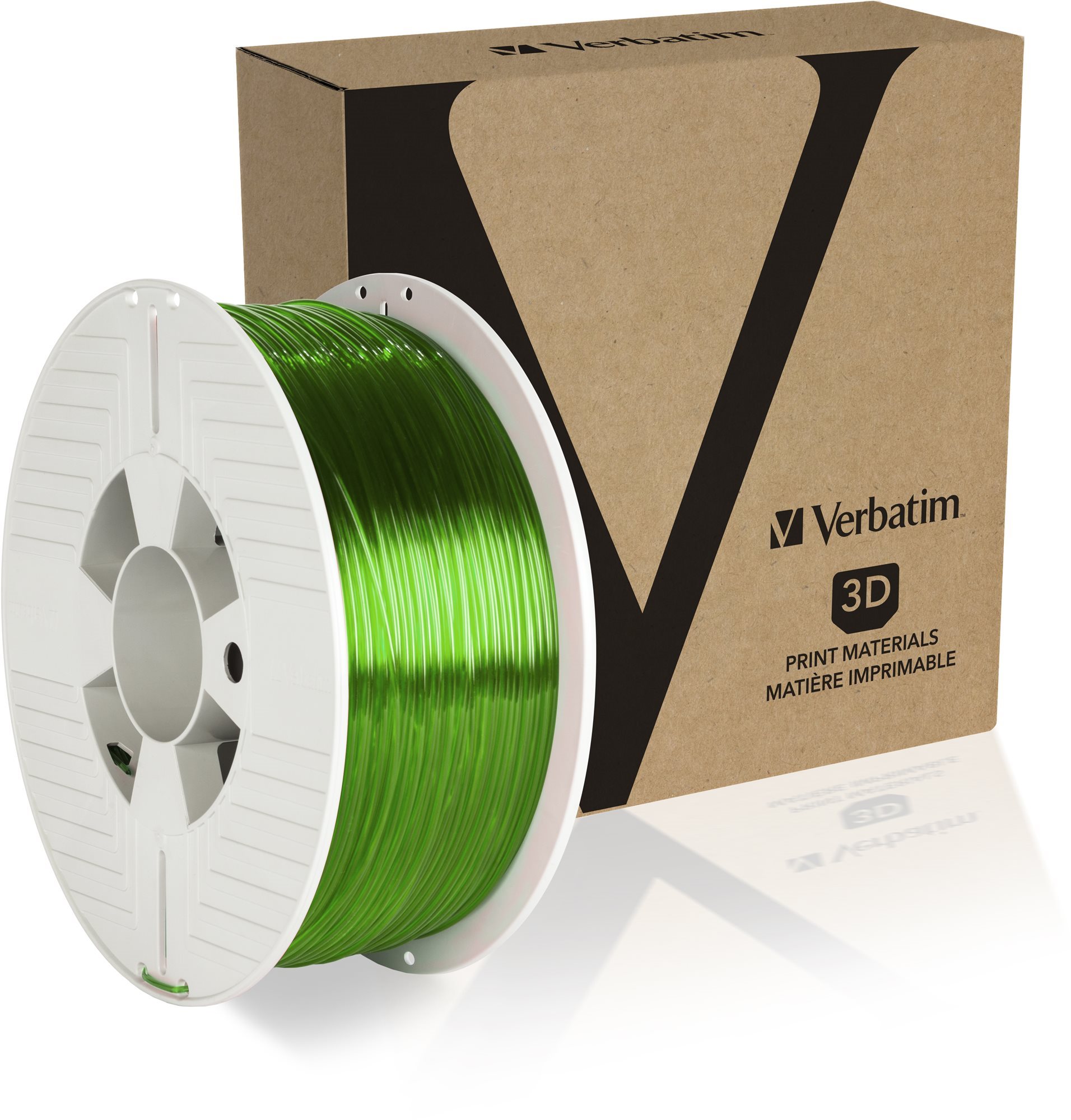 Verbatim PET-G 1.75mm 1kg, átlátszó zöld Filament