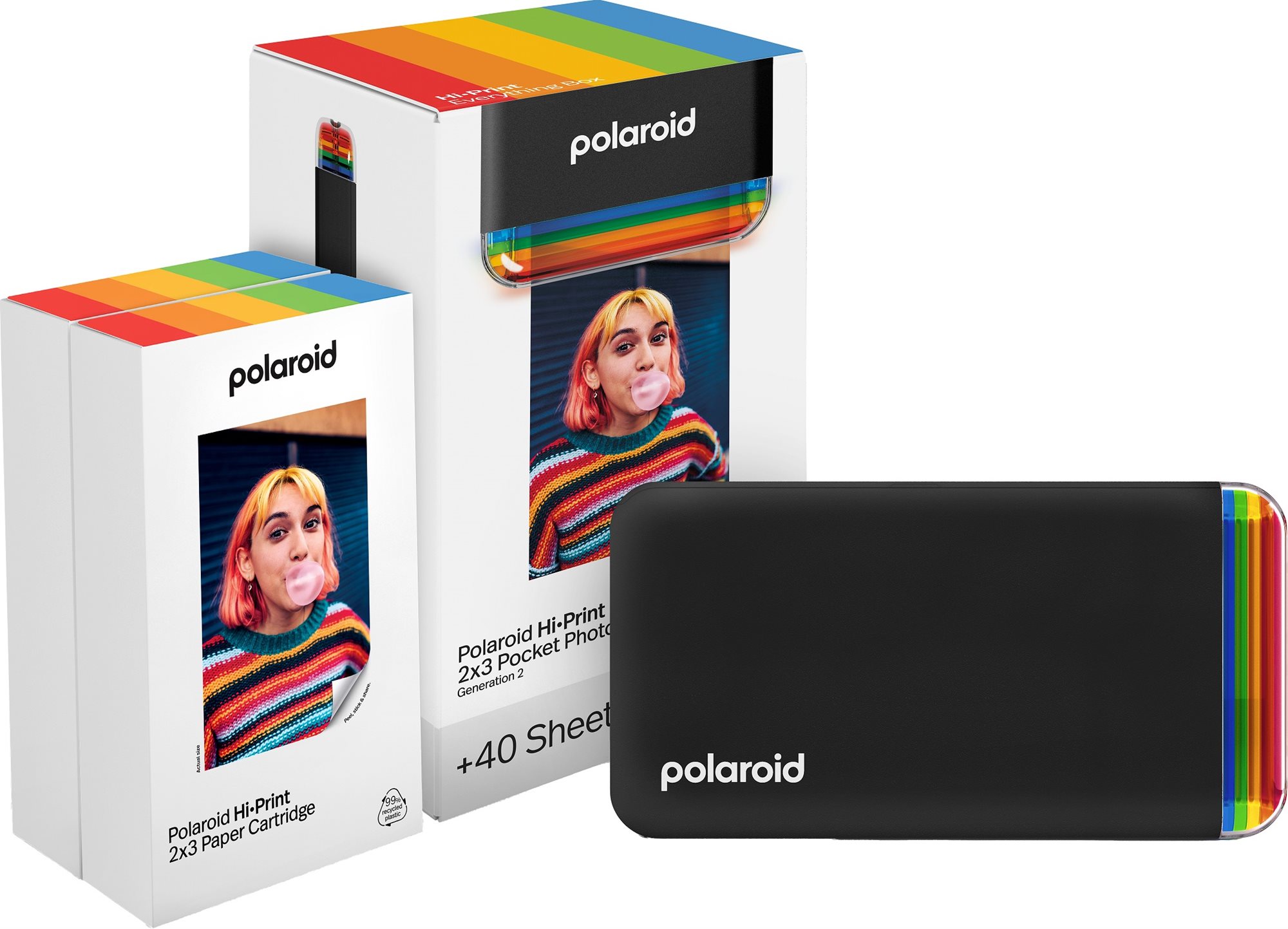Polaroid Hi-Print 2x3 PocketBook Fotodrucker Generation 2 Starter...