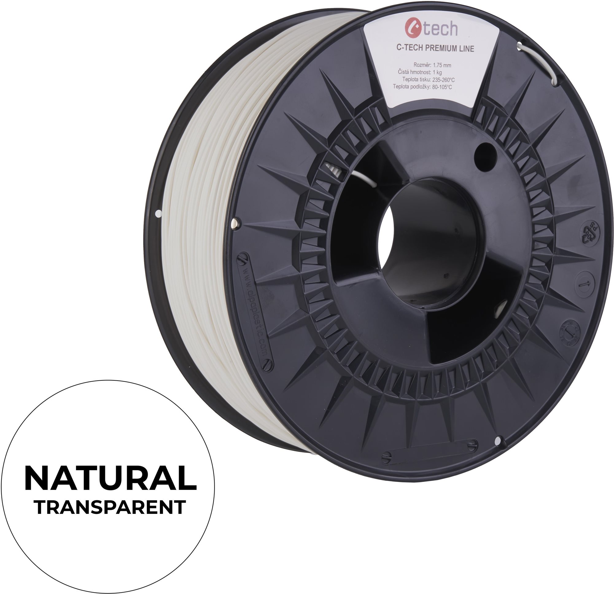 C-TECH-Filament PREMIUM LINE PLA natural Filament