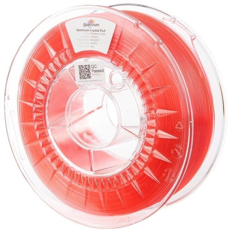 Filament Spectrym PLA Crystal 1.75 mm Raspberry Red 1 kg Filament