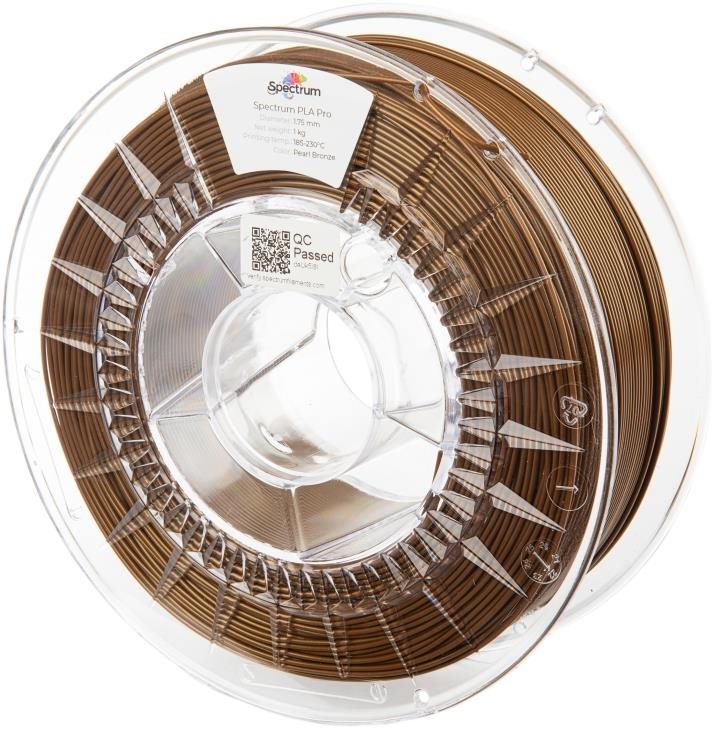 Spectrum 3D nyomtatószál, PLA Pro, 1,75 mm, Pearl Bronze, 1 kg...