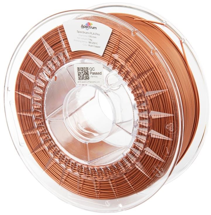 Spectrum 3D nyomtatószál, PLA Pro, 1,75 mm, Rust Copper, 1 kg...