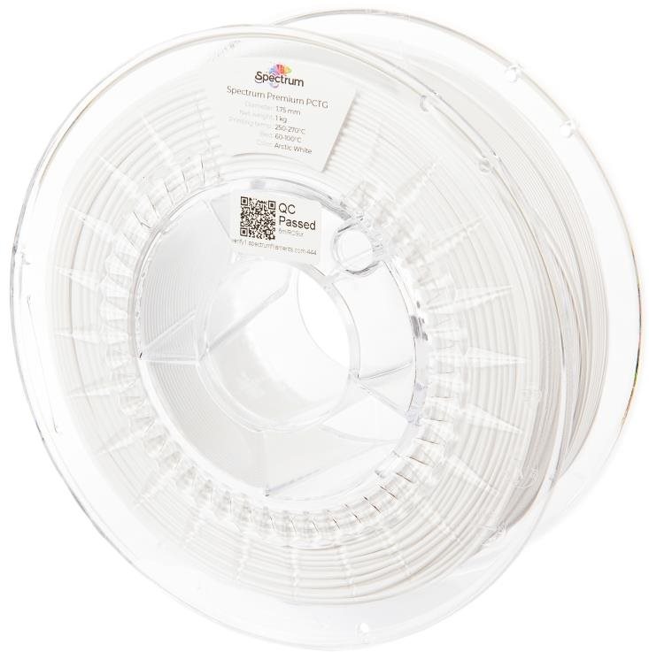 Spectrum Premium PCTG 1,75 mm, Arctic White, 1 kg Filament