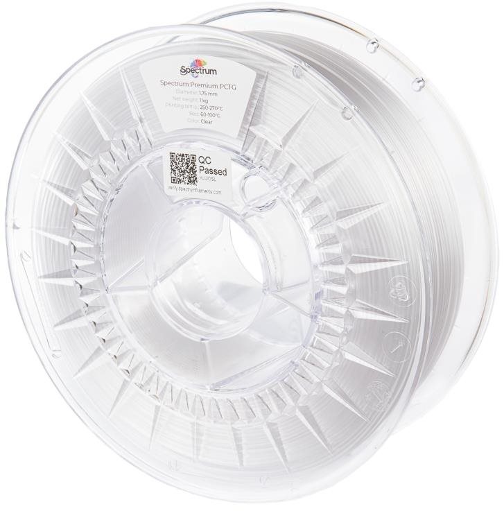 Spectrum Premium PCTG 1,75 mm, Clear, 1 kg Filament