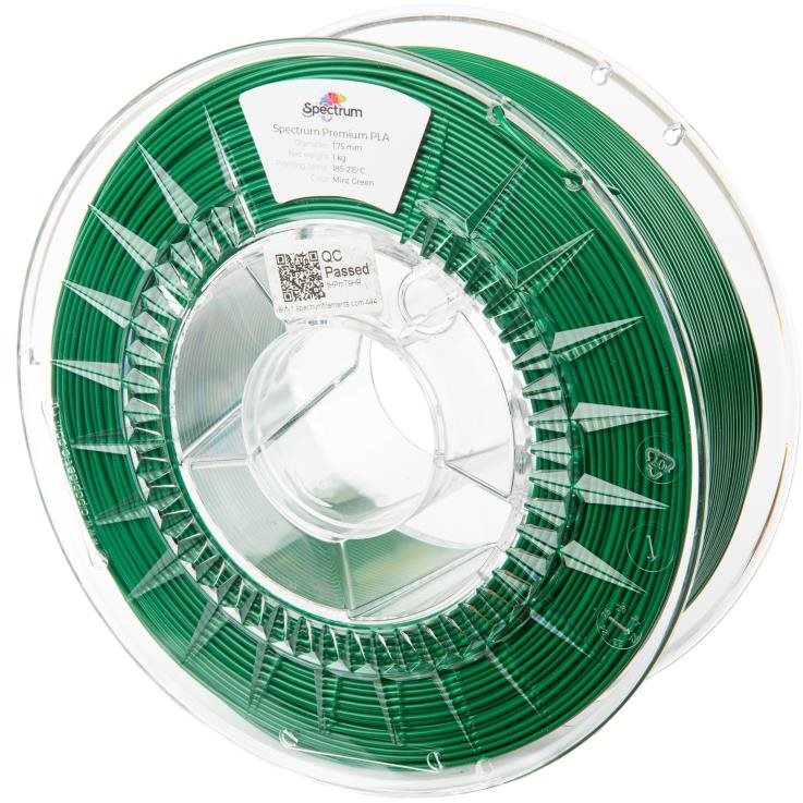 Spectrum 3D nyomtatószál, Premium PET-G, 1,75 mm, Mint Green, 1 kg...