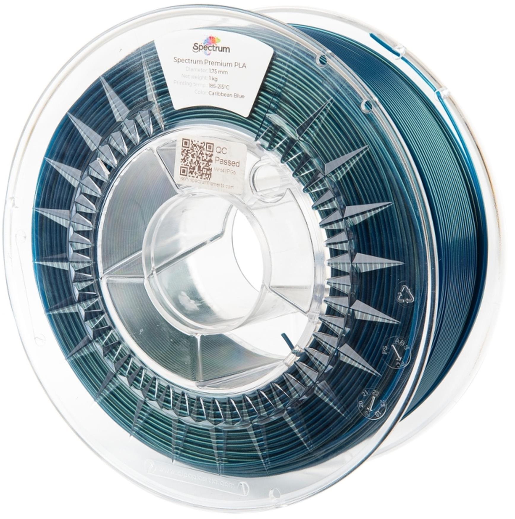 Spectrum 3D nyomtatószál, Premium PLA, 1,75 mm, Carribean Blue, 1...