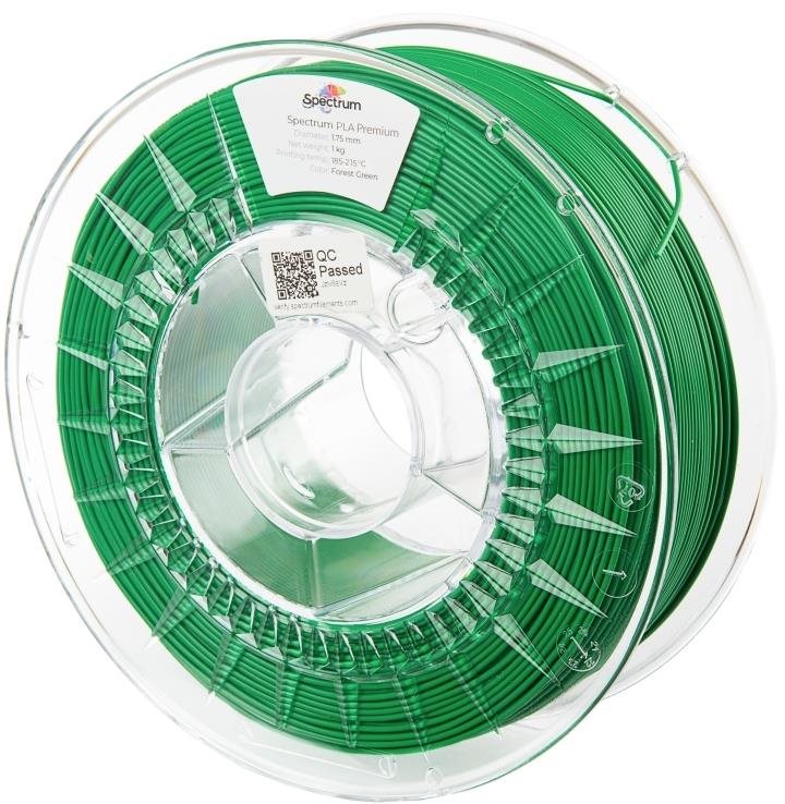 Spectrum 3D nyomtatószál, Premium PLA, 1,75 mm, Forest Green, 1 kg...