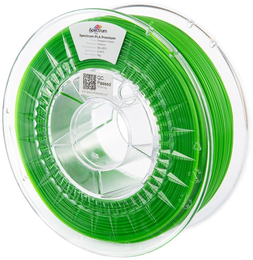 Spectrum Premium PLA 1,75 mm, Oregano Green, 1 kg Filament