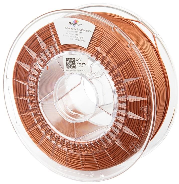 Filament Spectrum Premium PLA 1,75 mm Rust Copper 1 Kg Filament