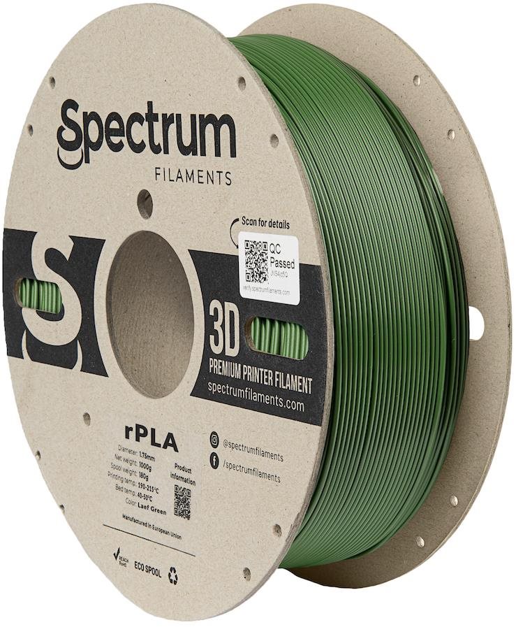 Filament Spectrum R-PLA 1,75 mm Leaf Green 1 Kg Filament
