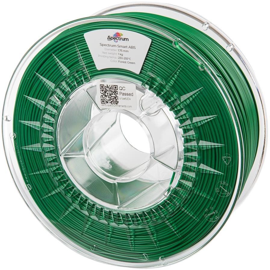 Filament Spectrum Smart ABS 1.75mm Forest Green 1Kg Filament