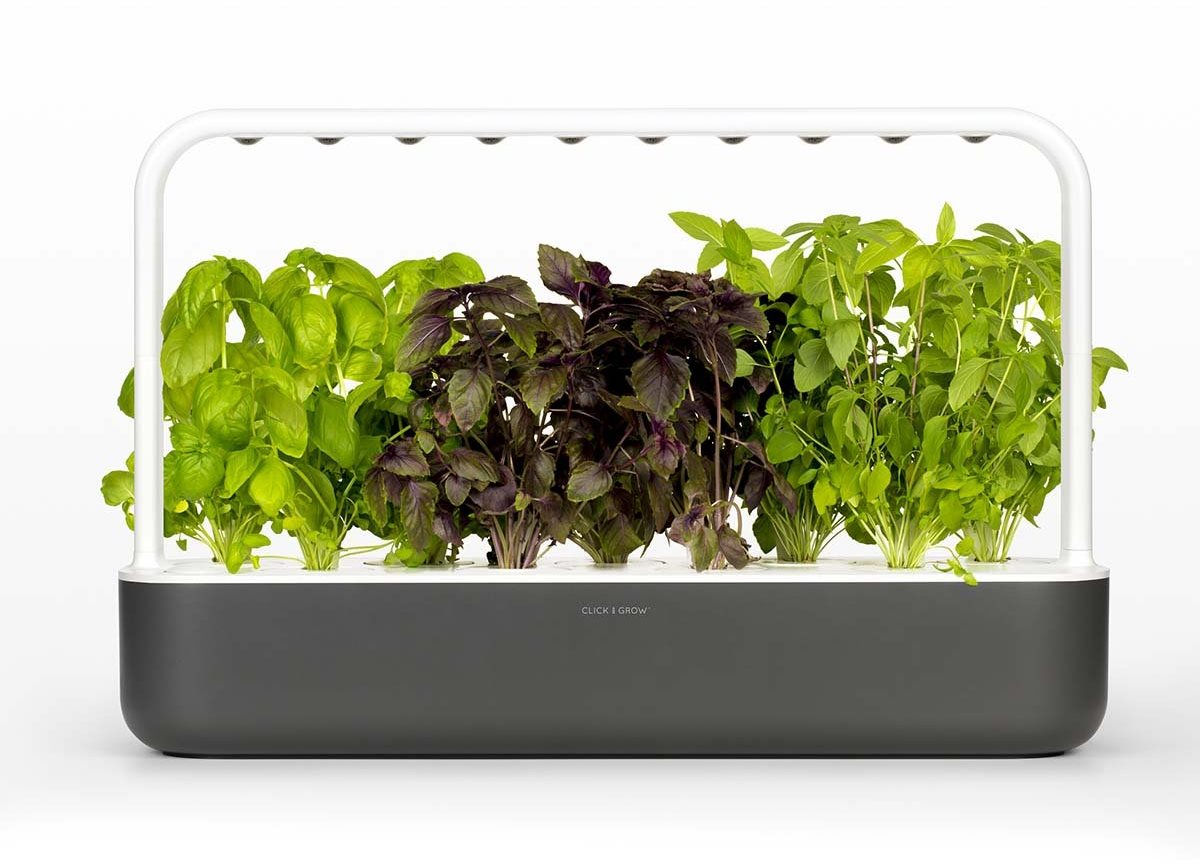 Click and Grow Smart Garden 9 sivý Inteligentný kvetináč