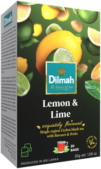 Dilmah Čaj černý Citron Limetka 20x1,5g Čaj
