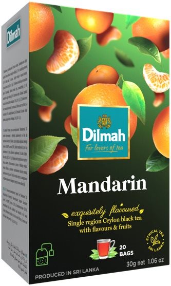 Dilmah Čaj černý Mandarinka 20x1,5g Čaj