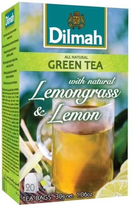 Dilmah Čaj zelený Citrónová tráva Citron 20x1,5g Čaj