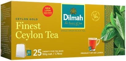 Dilmah Čaj černý Ceylon Gold  25x2g Čaj