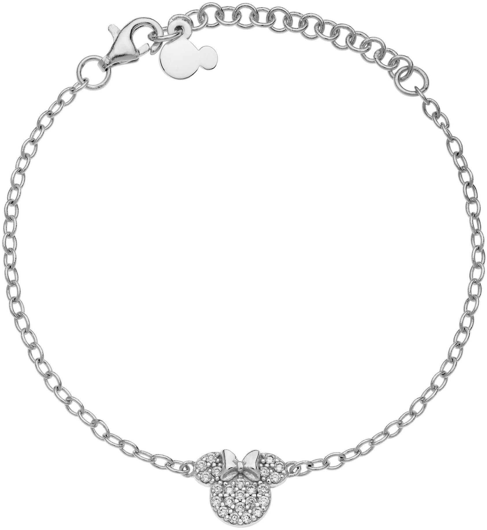 DISNEY Minnie Mouse stříbrný náramek BS00047SZWL-55.CS Náramok