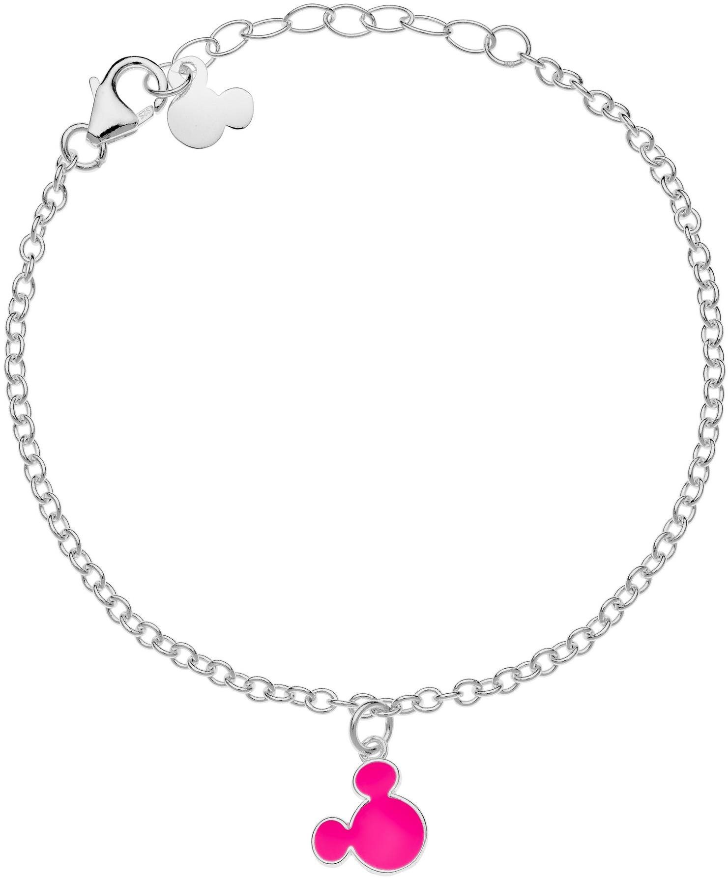 DISNEY Mickey Mouse stříbrný náramek BS00067SL-55.CS Náramok