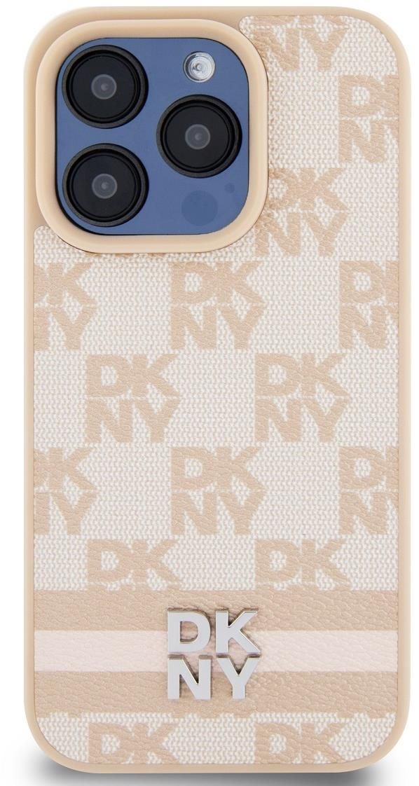 DKNY PU Leather Checkered Pattern and Stripe Back Cover für das...