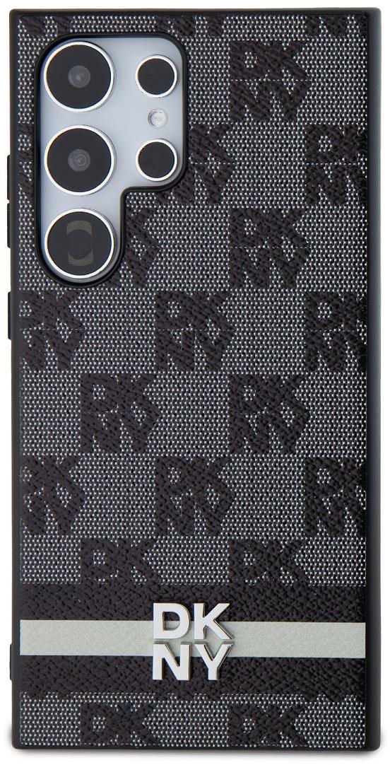 DKNY PU Leather Checkered Pattern and Stripe Samsung Galaxy S24...