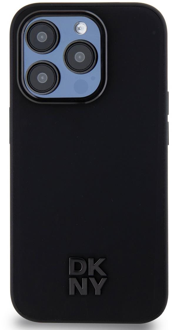 DKNY PU Leather Stack Logo Magsafe Backcover für das iPhone 14 Pro...
