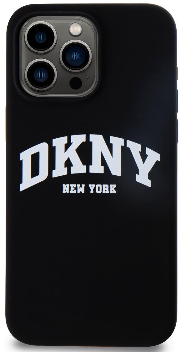 DKNY Liquid Arch Logo iPhone 12/12 Pro fekete szilikon MagSafe tok...