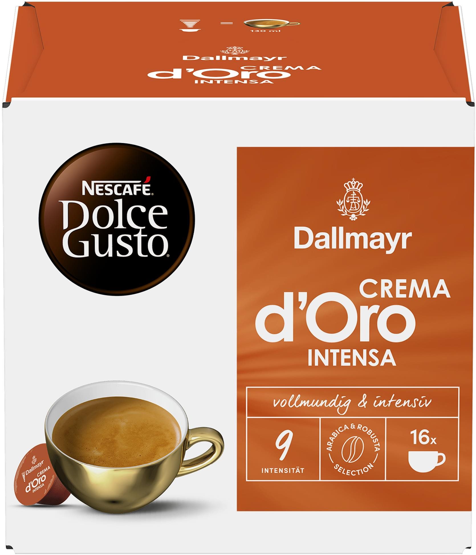 Dallmayr Crema d‘Oro INTENSA by NESCAFÉ Dolce Gusto Kávové kapsuly