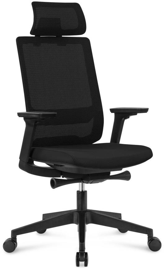 DALENOR Meteor, ergonomická, sieťovina, čierna Kancelárska stolička