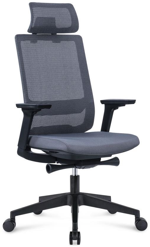 DALENOR Meteor, ergonomická, sieťovina, sivá Kancelárska stolička