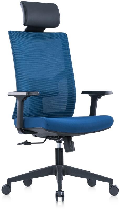 DALENOR Snow HB, textil, tmavomodré Kancelárske kreslo