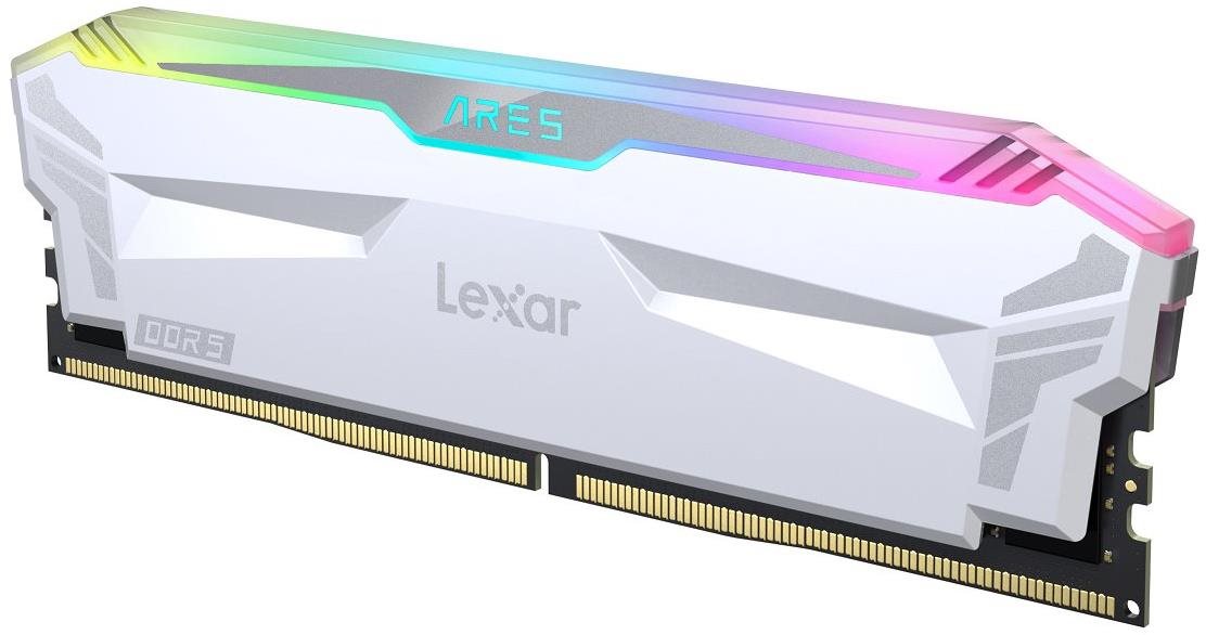 Lexar ARES 32GB KIT DDR5 6400MHz CL32 RGB Weiß Arbeitsspeicher