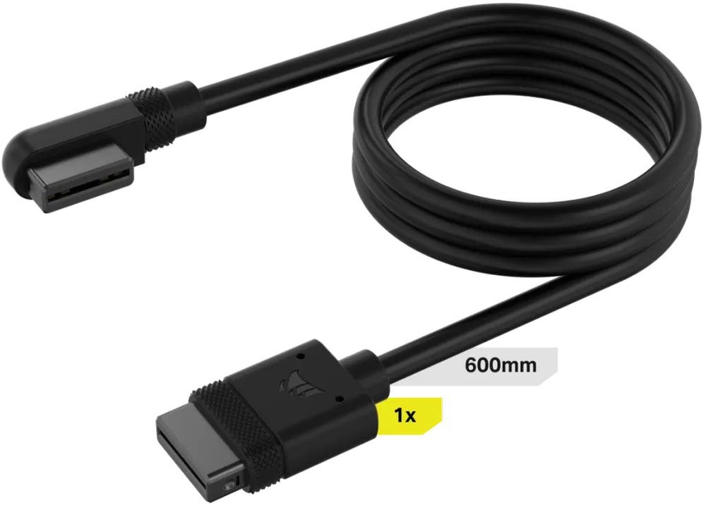 CORSAIR iCUE LINK Slim 90° Cable 600 mm RGB tartozék