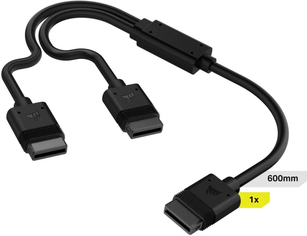 CORSAIR iCUE LINK Y-Cable 600 mm RGB tartozék