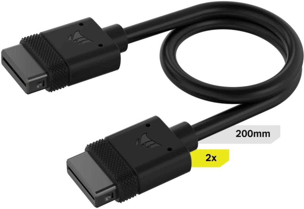 Corsair iCUE LINK Cable 2× 200 mm RGB tartozék