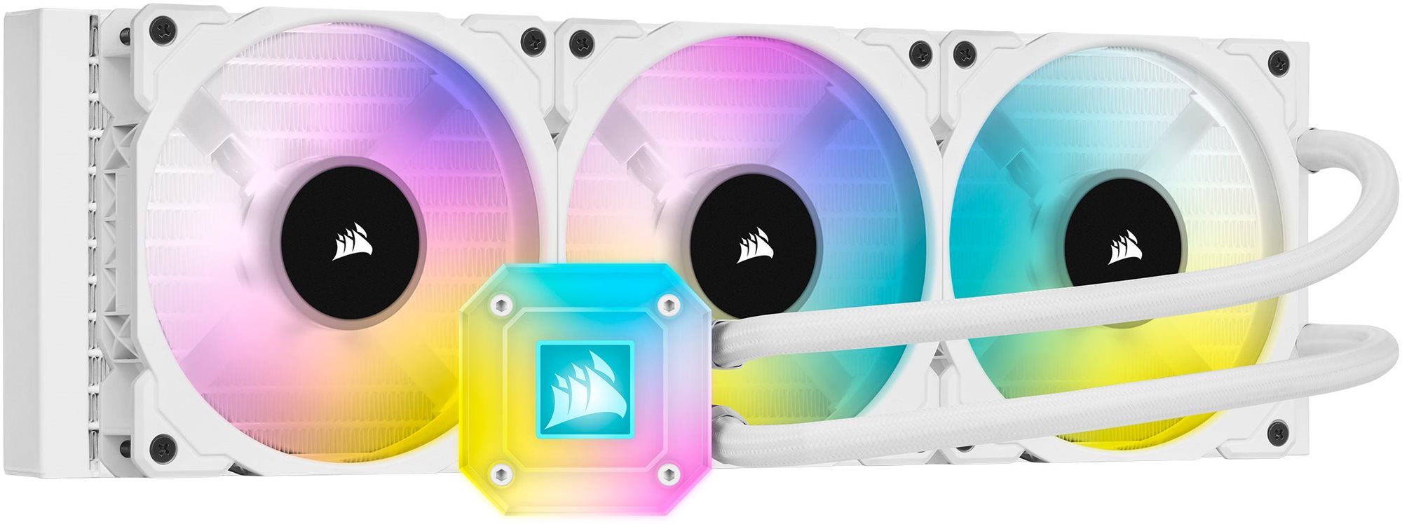 Corsair iCUE H150i Elite Capellix, White Water Cooling