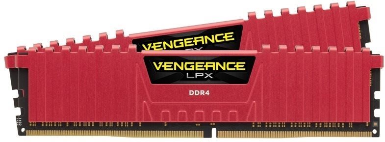 Corsair 16GB KIT DDR4 3200MHz CL16 Vengeance LPX Red RAM
