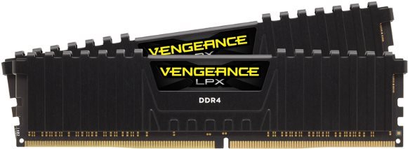 Corsair 32GB KIT DDR4 3200MHz CL16 Vengeance LPX - fekete RAM memória
