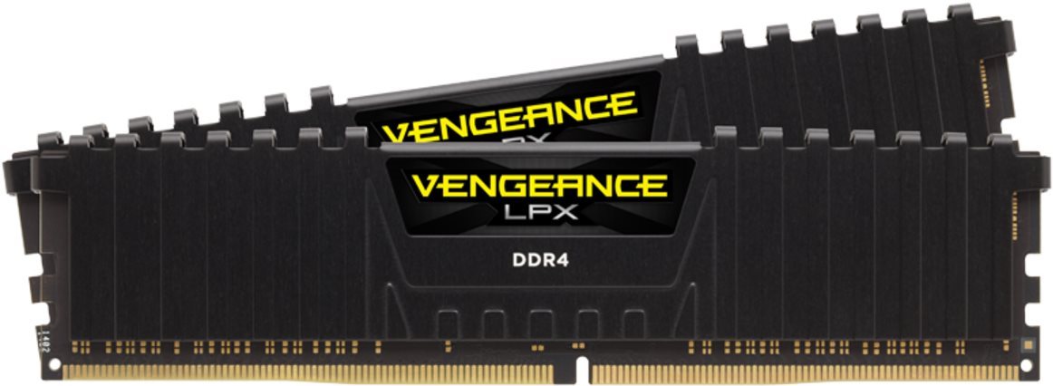 Corsair 64GB KIT DDR4 3200MHz CL16 Vengeance LPX - fekete RAM memória